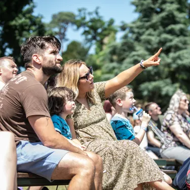 Watching a Show at Warwick Castle